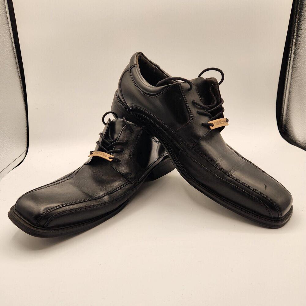 Dockers Black Leather Square Toe Oxford Dress‎ Shoes Men's Size 11.5 M